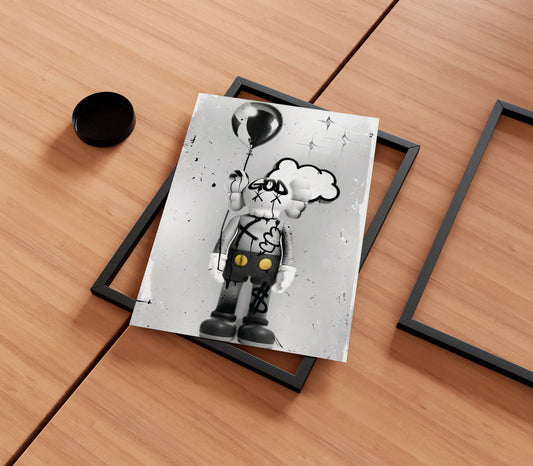 Kaws Balloons Poster
