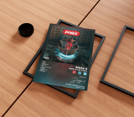 Digga D 'Made in the Pyrex' Album Poster