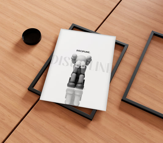 Kaws Discipline Poster