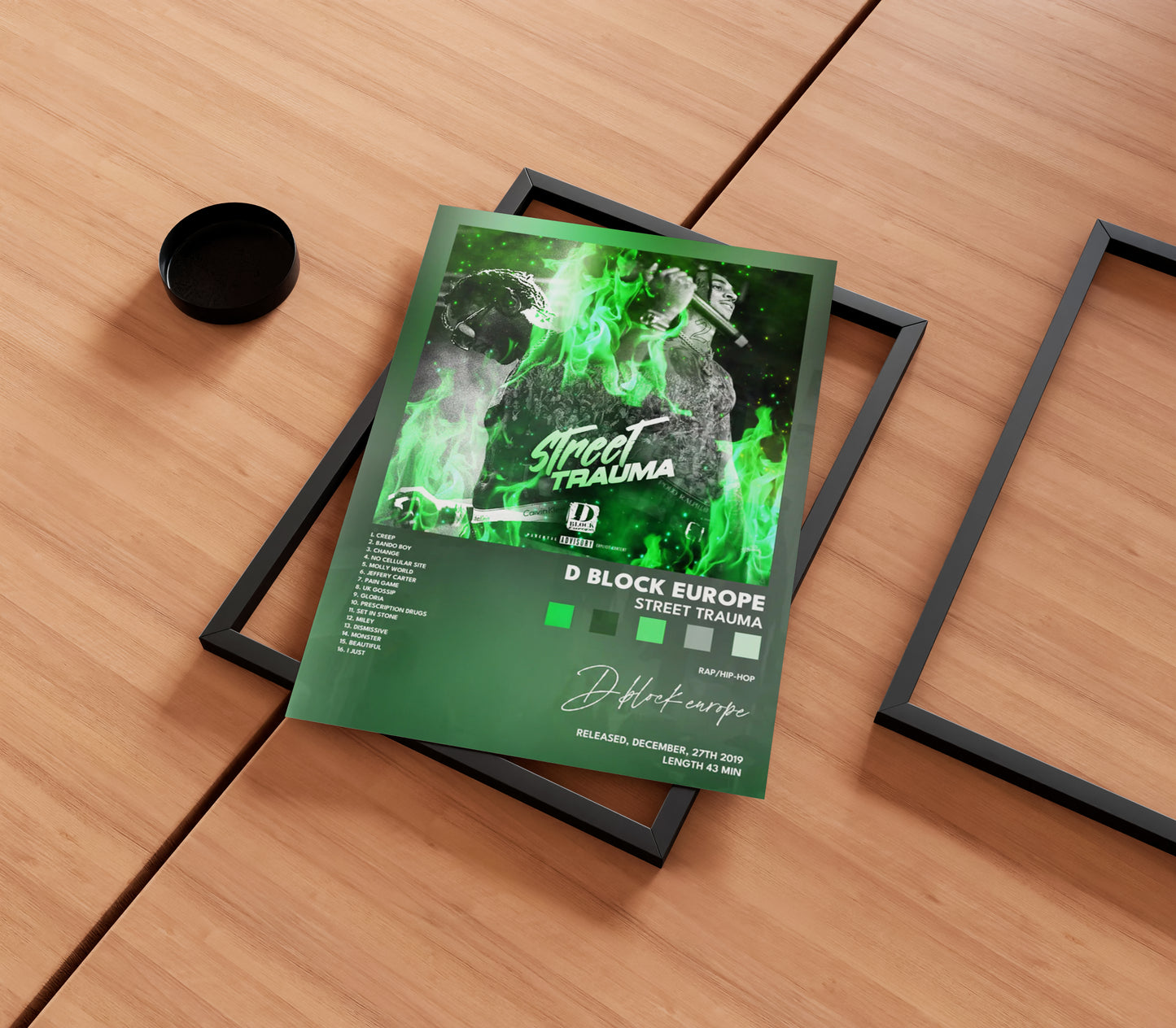 D-Block Europe 'Street Trauma' Album Poster