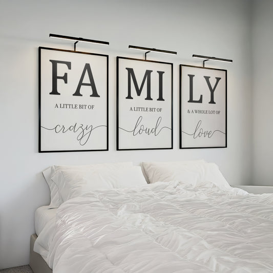 'Family' Set Of 3 Posters