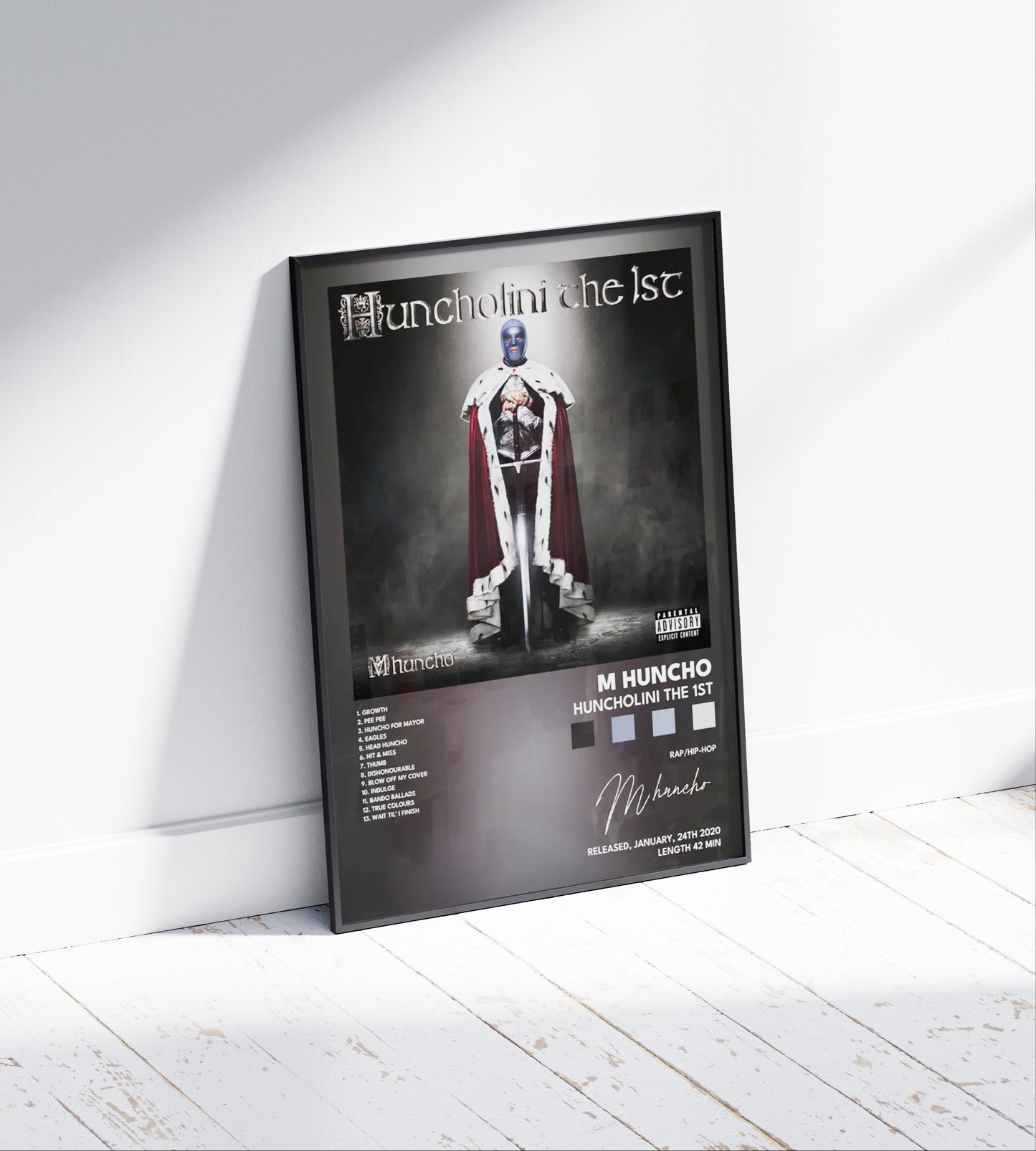 M Huncho 'Huncholini The 1st' Album Poster