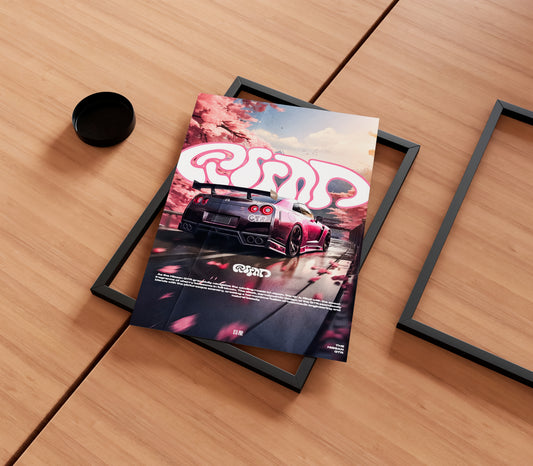 Nissan GTR Poster