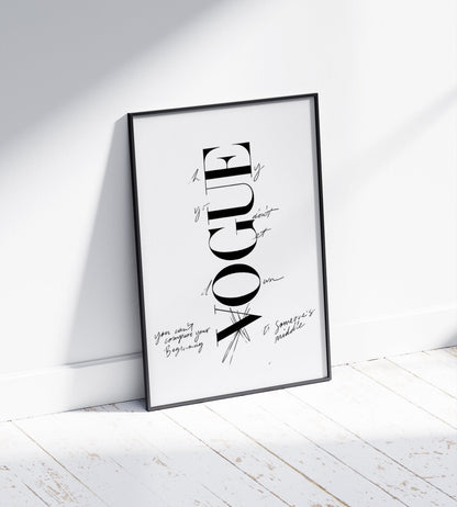 Vogue Poster